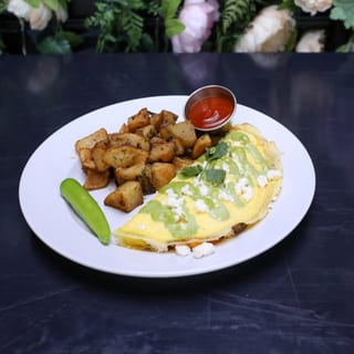 Poblano Omelett